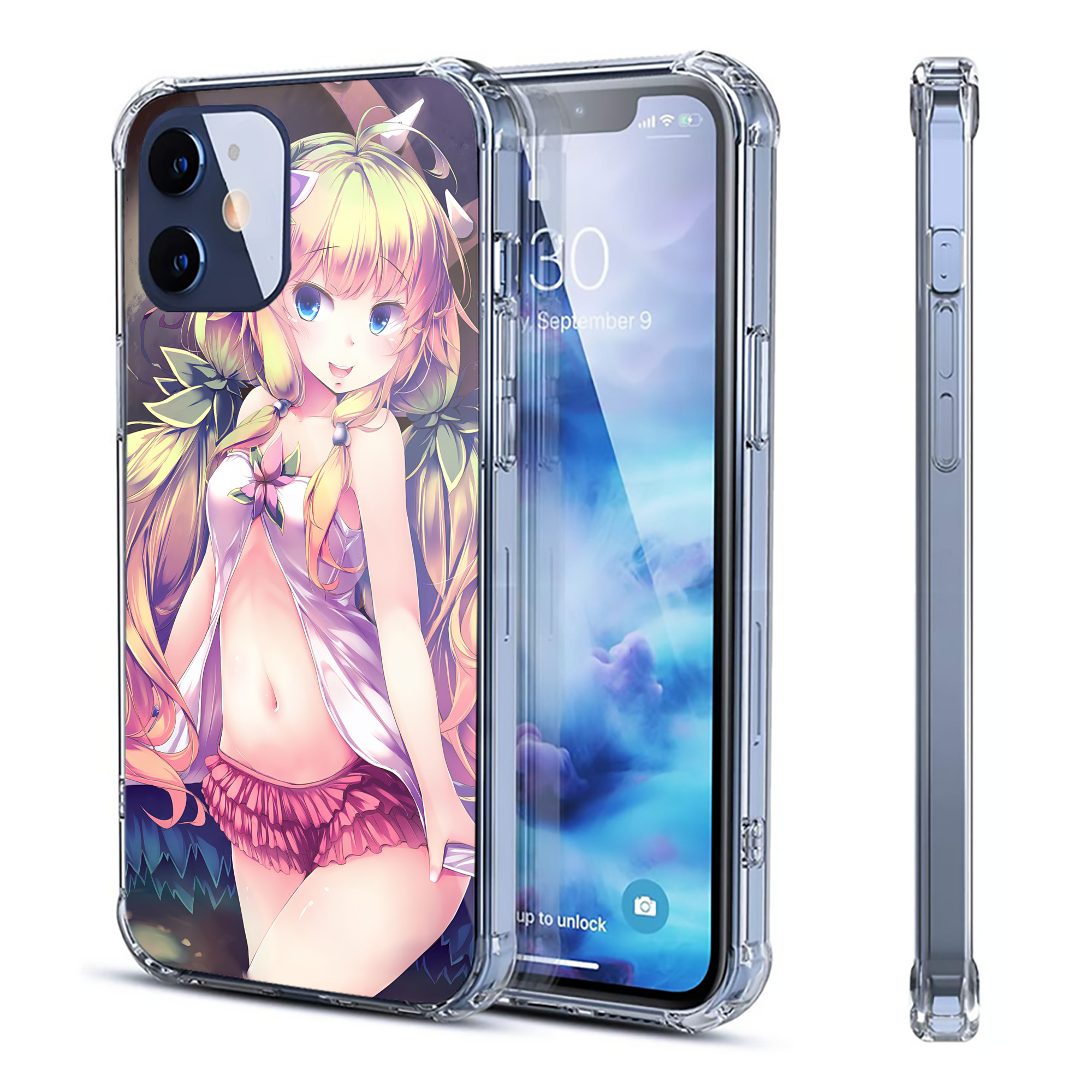 （画像用） 遊☆戯☆王 Yu-Gi-Oh! 【iPhone 12シリーズ対応】透明スマホケース（クリアソフトケース）